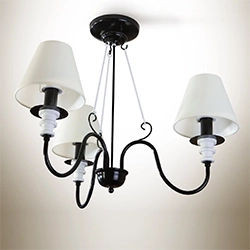 Люстри з плафонами