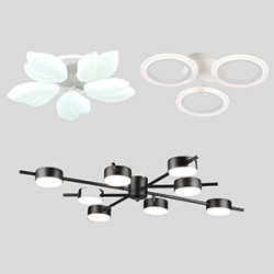 Пристельові LED люстри