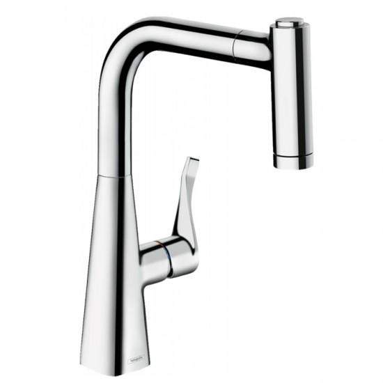 Кухонный смеситель с выдвижным изливом Hansgrohe Talis Select S 72821000