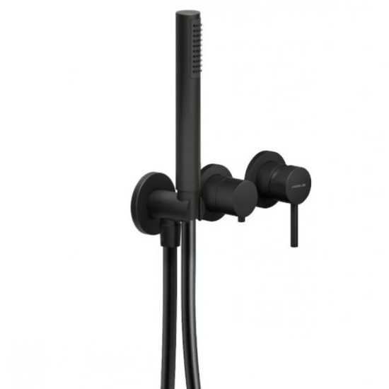Смеситель для душа Nobili Live Velvet Black (WESK100-1TBM)