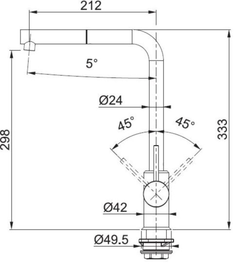 Кухонний змішувач Franke Sirius білий 115.0668.382