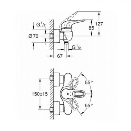 Grohe Eurostyle 3590LS3