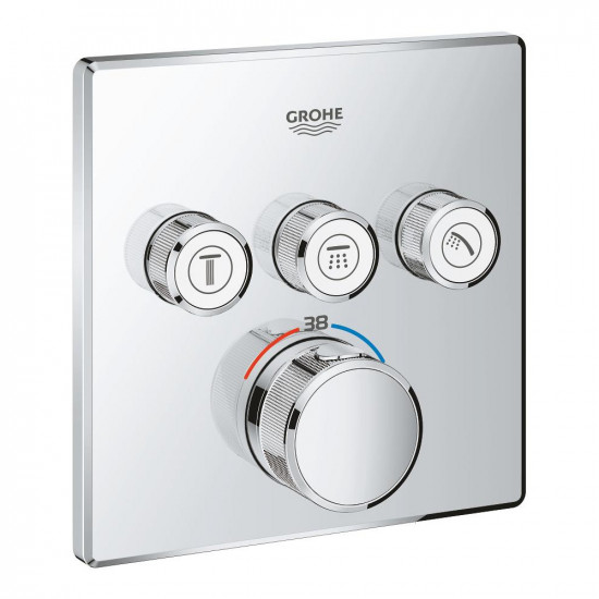 Смеситель термостатический скрытого монтажа для душа Grohe Grohtherm SmartControl 29126000