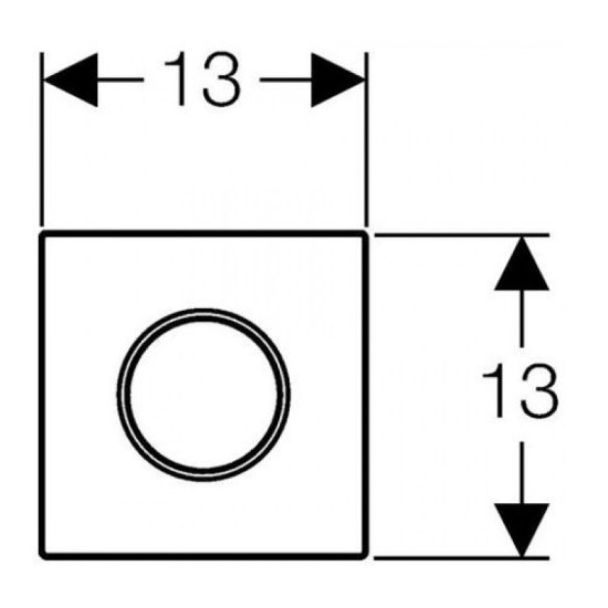 Панель змиву Geberit HyTronic 116.021.21.5