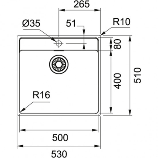 Franke MRX 210-50 TL полірована (127.0544.022)