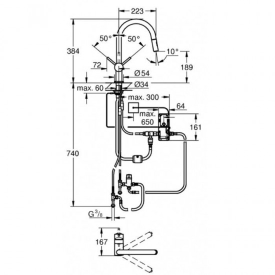 Grohe Minta Touch 31358002
