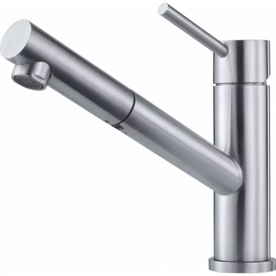 Кухонный смеситель с выдвижным изливом Franke Orbit Pull Out нерж.сталь (115.0569.461)