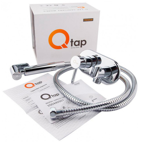 Гігіенічний душ зі змішувачем Qtap Inspai-Varius V00440501 CRM