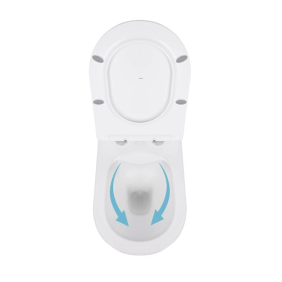 Унітаз підвісний Qtap Swan Soft-close QT16335178W