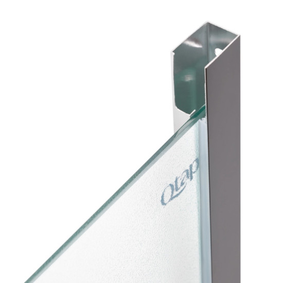 Душова кабіна Qtap Presto CRM1099AP5, 90x90 см, напівкругла, скло 5 мм Pear, розсувна, без піддону