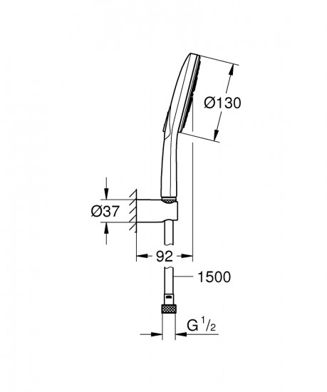 Душовий гарнітур Grohe SmartActive 130 26581000
