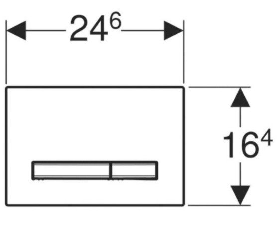 Панель змиву Geberit Sigma50 115.788.GH.2