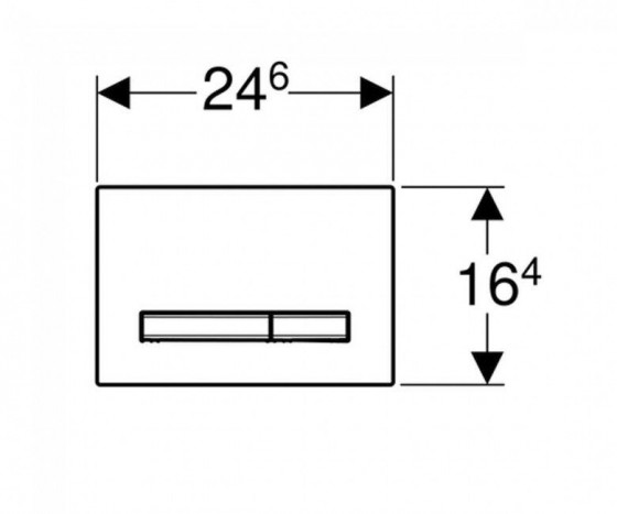 Панель смыва Geberit Sigma50 115.788.JM.2