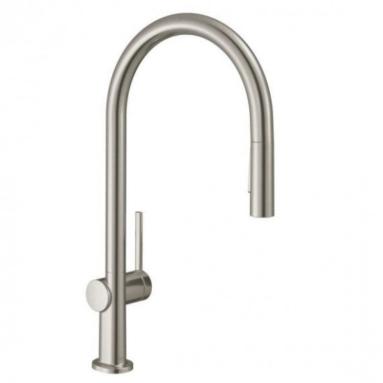 Кухонный смеситель с выдвижным изливом Hansgrohe Talis M54 72801800
