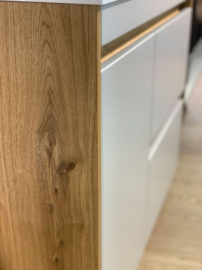 Тумба с умывальником Fancy Marble (Буль-Буль) Wega 900 R Дуб шпон