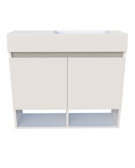 Тумба с умывальником Fancy Marble (Буль-Буль) Itaka R белый