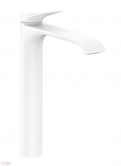 Смеситель для раковины Hansgrohe Vivenis белый матовый 75040700