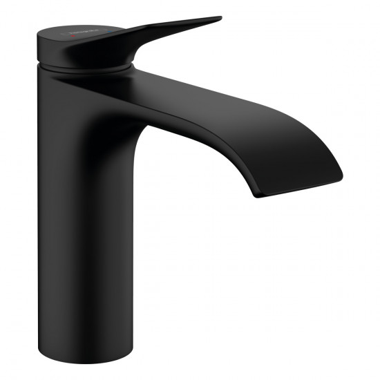 Смеситель для раковины Hansgrohe Vivenis 110 черный матовый (75020670)