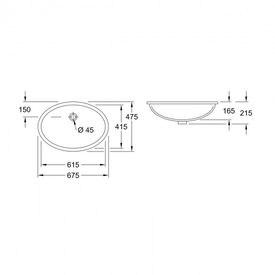 Раковина Villeroy&Boch Evana 61440001