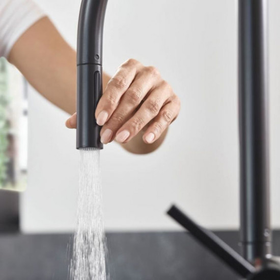 Кухонный смеситель с выдвижным изливом Hansgrohe Talis 72801670