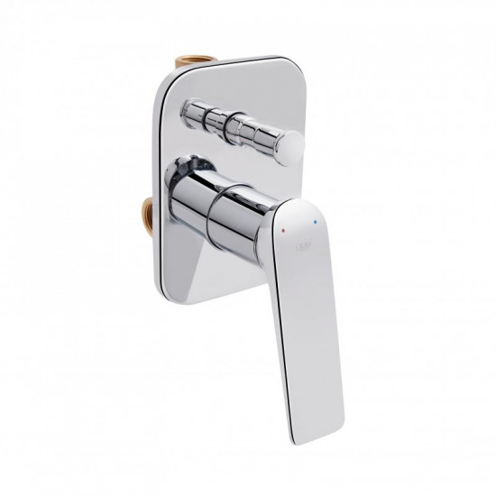 Змішувач прихованого монтажу для душу Qtap Vlasta QTVLA6028102NC Chrome