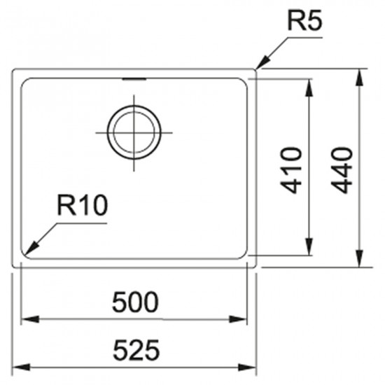 Кухонна мийка Franke SID 110-50 (144.0649.561) сірий