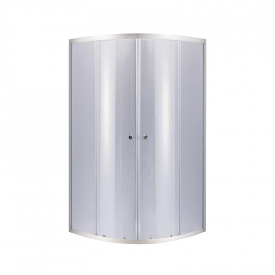 Душова кабіна Lidz Latwa SC80x80.SAT.LOW.GR, скло тоноване 4 мм без піддону