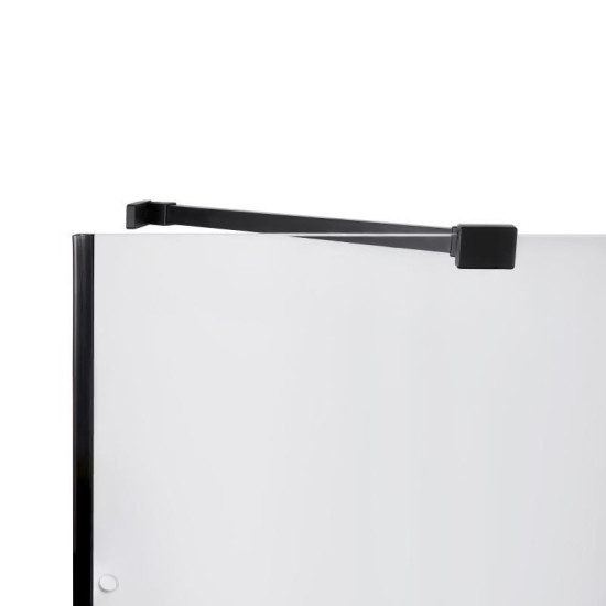 Душова кабіна Qtap Capricorn BLA1099SC6 90x90 см, скло Clear 6 мм, покриття CalcLess без піддону