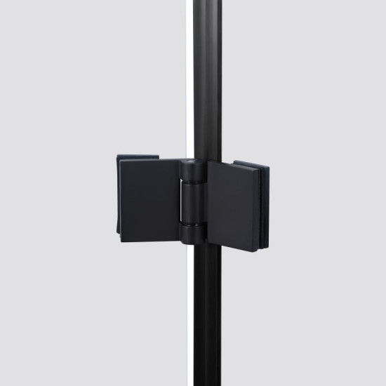 Душова кабіна Qtap Capricorn BLA1099SC6 90x90 см, скло Clear 6 мм, покриття CalcLess без піддону