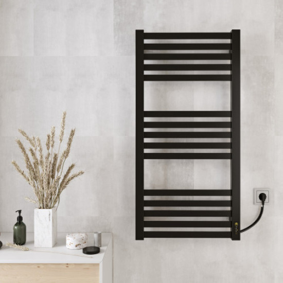 Полотенцесушитель Kosser Герда 1200х500/18 ER черный