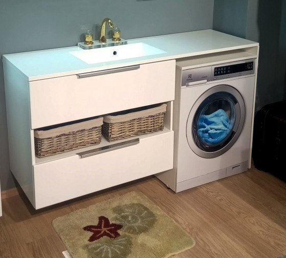 Тумба с умывальником Fancy Marble (Буль-Буль) Vivara 1245 L