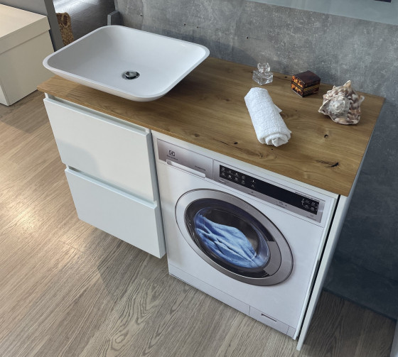 Тумба под умывальник Fancy Marble (Буль-Буль) Ali 1100 без боковой стойки