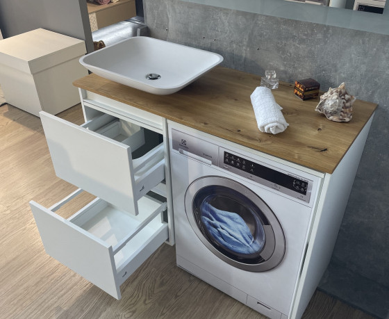 Тумба под умывальник Fancy Marble (Буль-Буль) Ali 1100 без боковой стойки