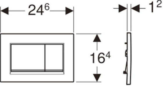 Панель змиву Geberit Sigma30 115.883.JQ.1