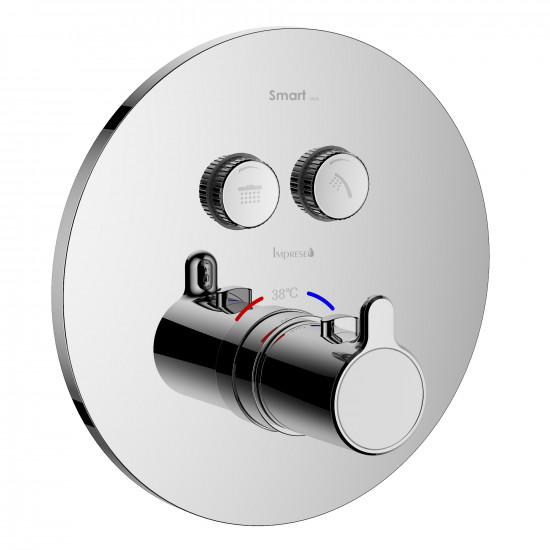 Смеситель термостатический скрытого монтажа для душа Imprese Smart Click ZMK101901237