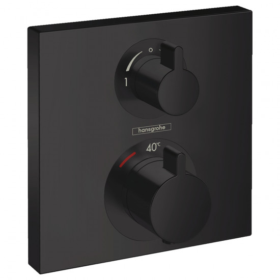 Змішувач для душу Hansgrohe Ecostat Square 15714670 чорний матовий