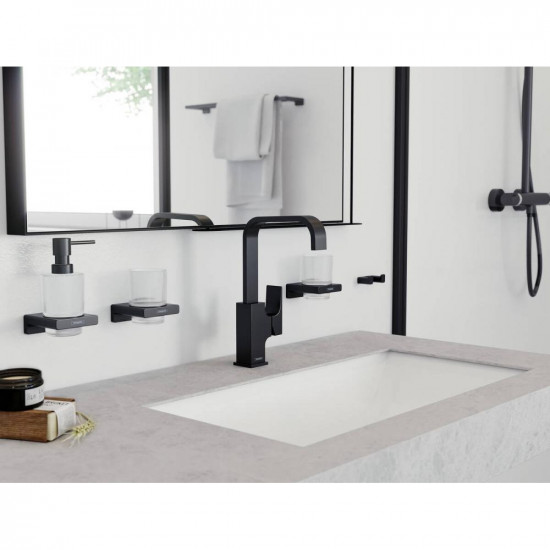 Змішувач для раковини Hansgrohe Metropol 32511670 чорний матовий