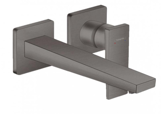 Смеситель для раковины скрытого монтажа Hansgrohe Metropol 32526340 шлифованный черный хром