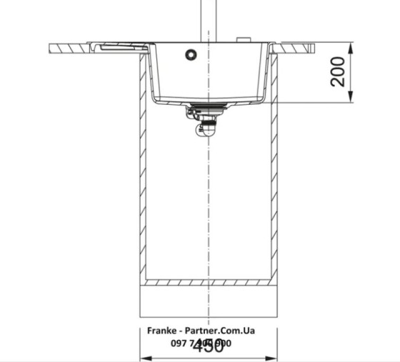 Кухонна мийка Franke Centro CNG 611-62 TL (114.0630.453) сірий камінь