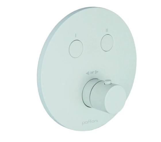 Термостат прихованого монтажу для душу Paffoni Compact box Bianco Opaco (CPT018BO)