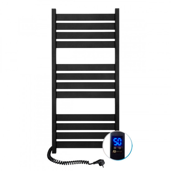 Рушникосушарка Navin Largo 500х1200 Sensor 12-244153-5012 лівий (чорний муар), таймер