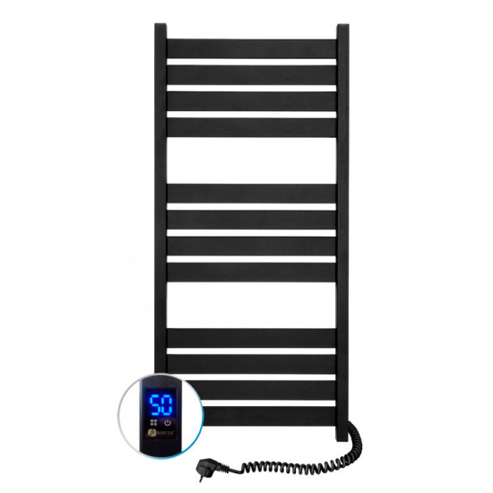 Рушникосушарка Navin Largo 500х1200 Sensor 12-244053-5012 правий (чорний муар), таймер