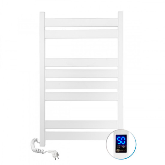 Полотенцесушитель Navin Largo 500х800 Sensor 12-844153-5080 левый (белый бархат), таймер