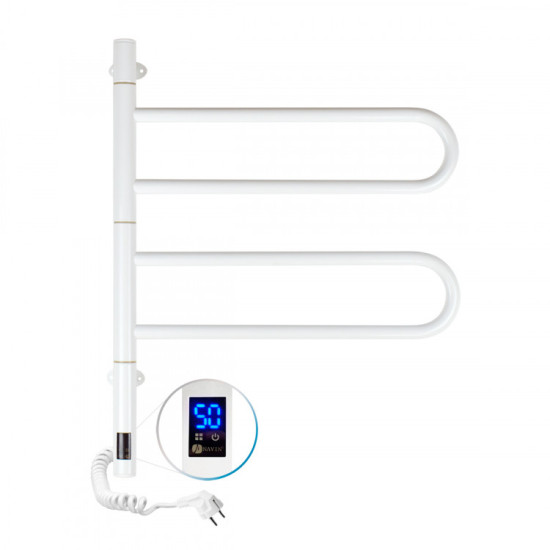 Рушникосушарка Navin Fouette 480х600 Sensor 12-112033-4860 білий, таймер