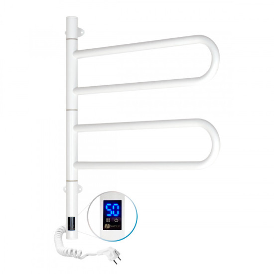 Рушникосушарка Navin Fouette 480х600 Sensor 12-112033-4860 білий, таймер