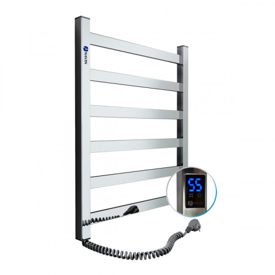 Рушникосушарка Navin Авангард 480х600 Sensor 10-028153-4860 лівий, таймер