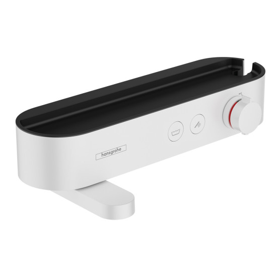 Смеситель термостатический для ванны Hansgrohe Shower Tablet 400 24340700 белый матовый