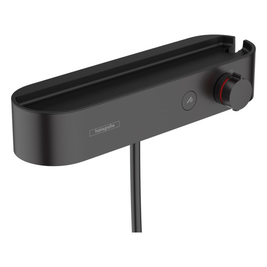 Смеситель термостатический для душа Hansgrohe Shower Tablet 400 24360670 черный матовый