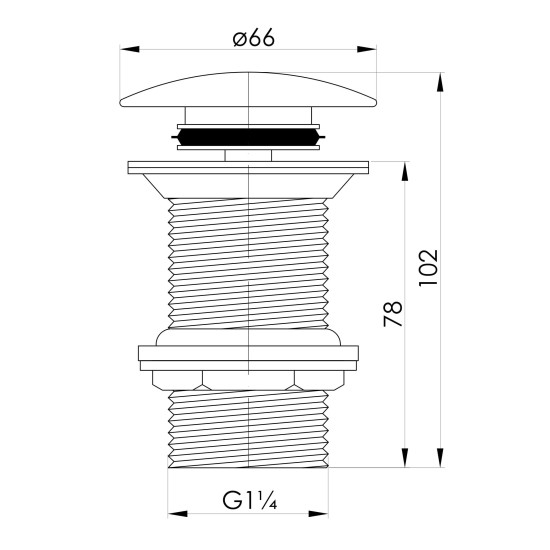 Донний клапан Imprese Podzima Zlara ZMK02170851
