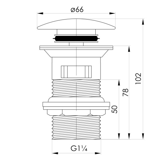 Донний клапан Imprese Pop-up ZMK031806500
